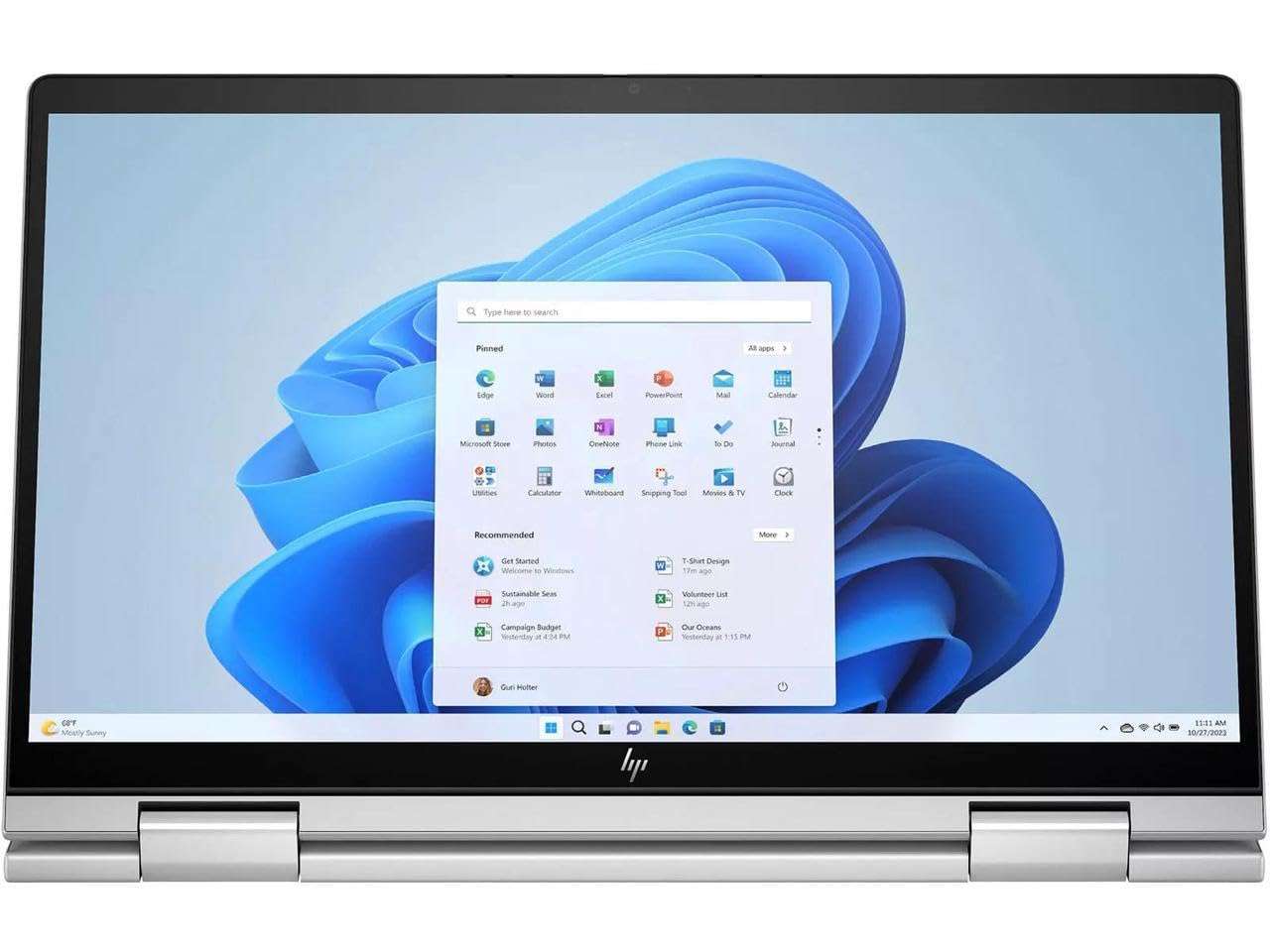 HP Envy 2-in-1 14" Full HD Touch-Screen Laptop | Intel Core i7 150U(Beat i7-1255U) | Integrated Graphics| Backlit |Fingerprint | 16GB RAM | 1024GB SSD | Windows 11 Home | Bundle with USB 3.0 Hub 5