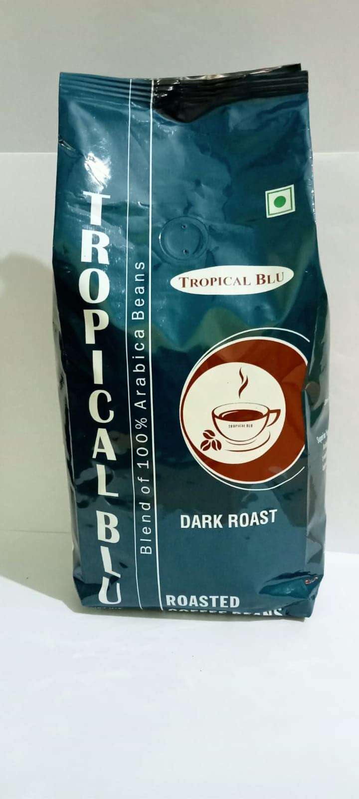Tropical Blu Roasted Coffee Beans 100% Arabica (AA) Dark Roast 500gm, Pack of 3 (500gm X 3) 5