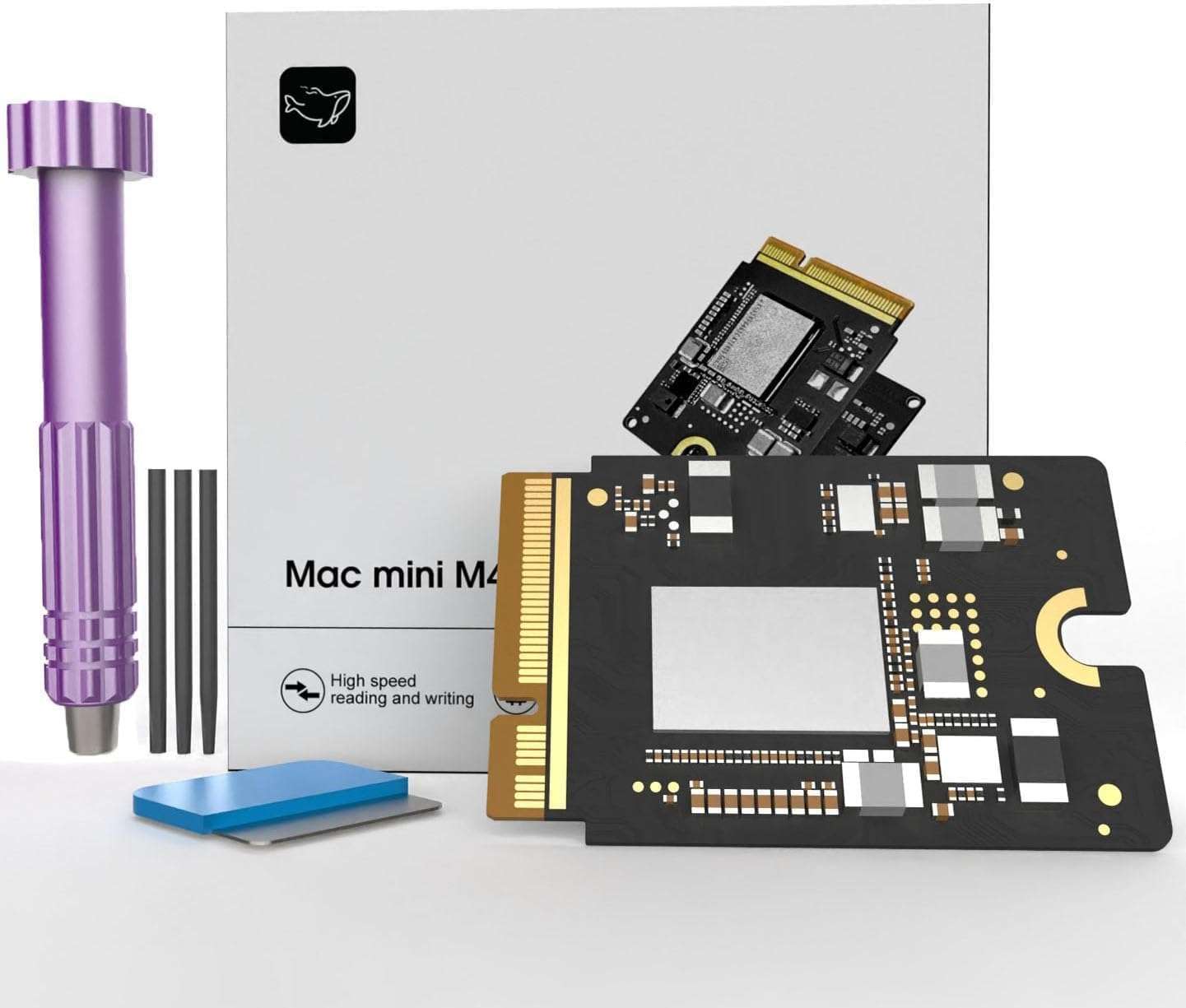 Zinweyton Mac mini M4 SSD 2TB, Hard Disk Storage Upgrade for Mac mini M4 1