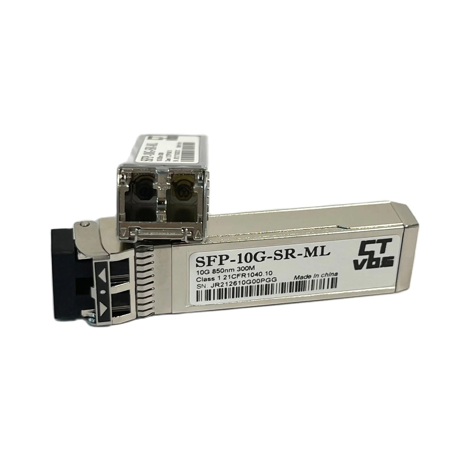 QBDJHWBT 10G SFP for MCX311A-XCAT Ethernet Adapter SFP-10G-SR LC Connector Multimode 850nm Fiber Optic Transceiver 1