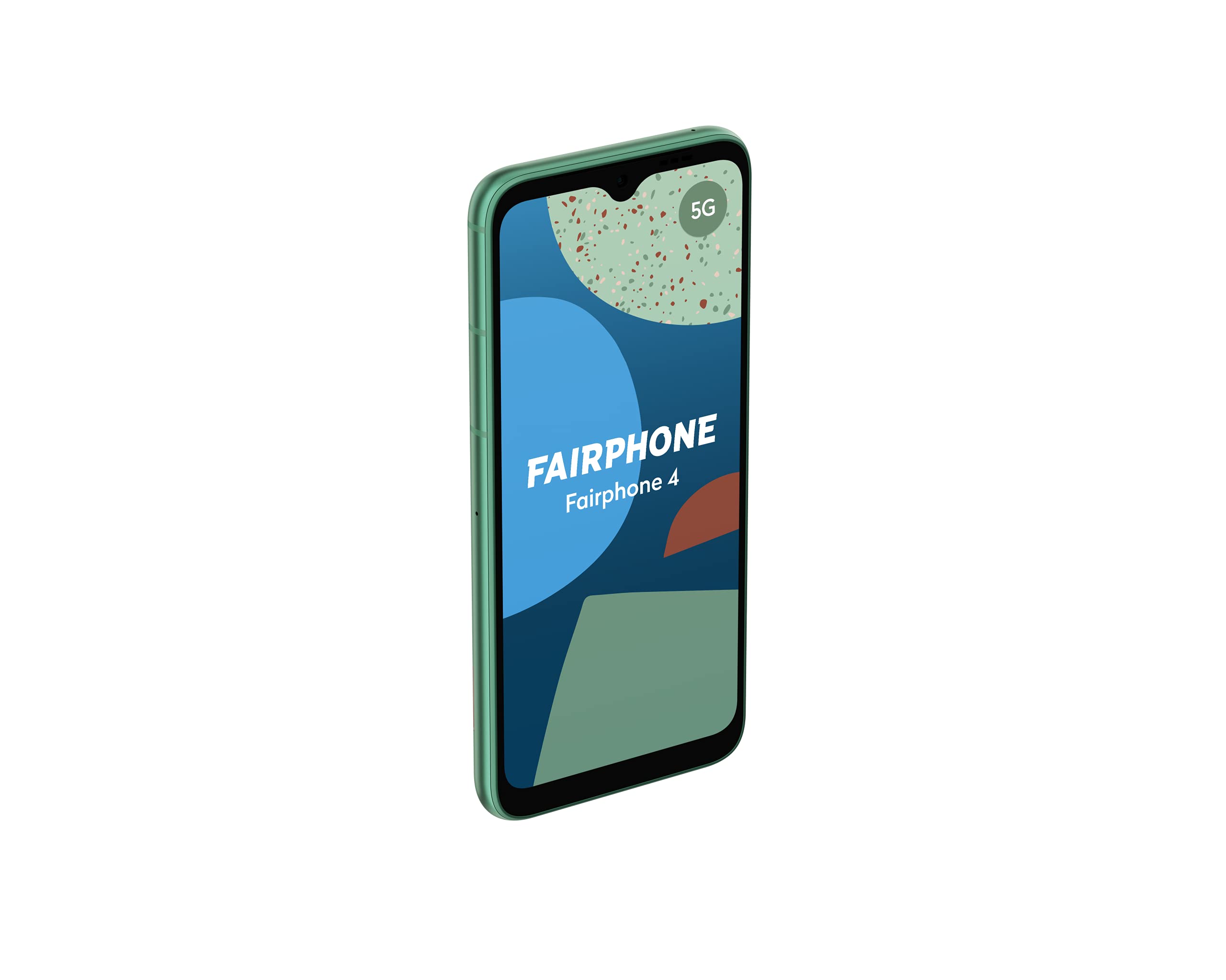 Fairphone 4 Dual-SIM 256GB ROM + 8GB RAM (GSM Only | No CDMA) Factory Unlocked 5G Smart Phone (Speckled Green) - International Version 2