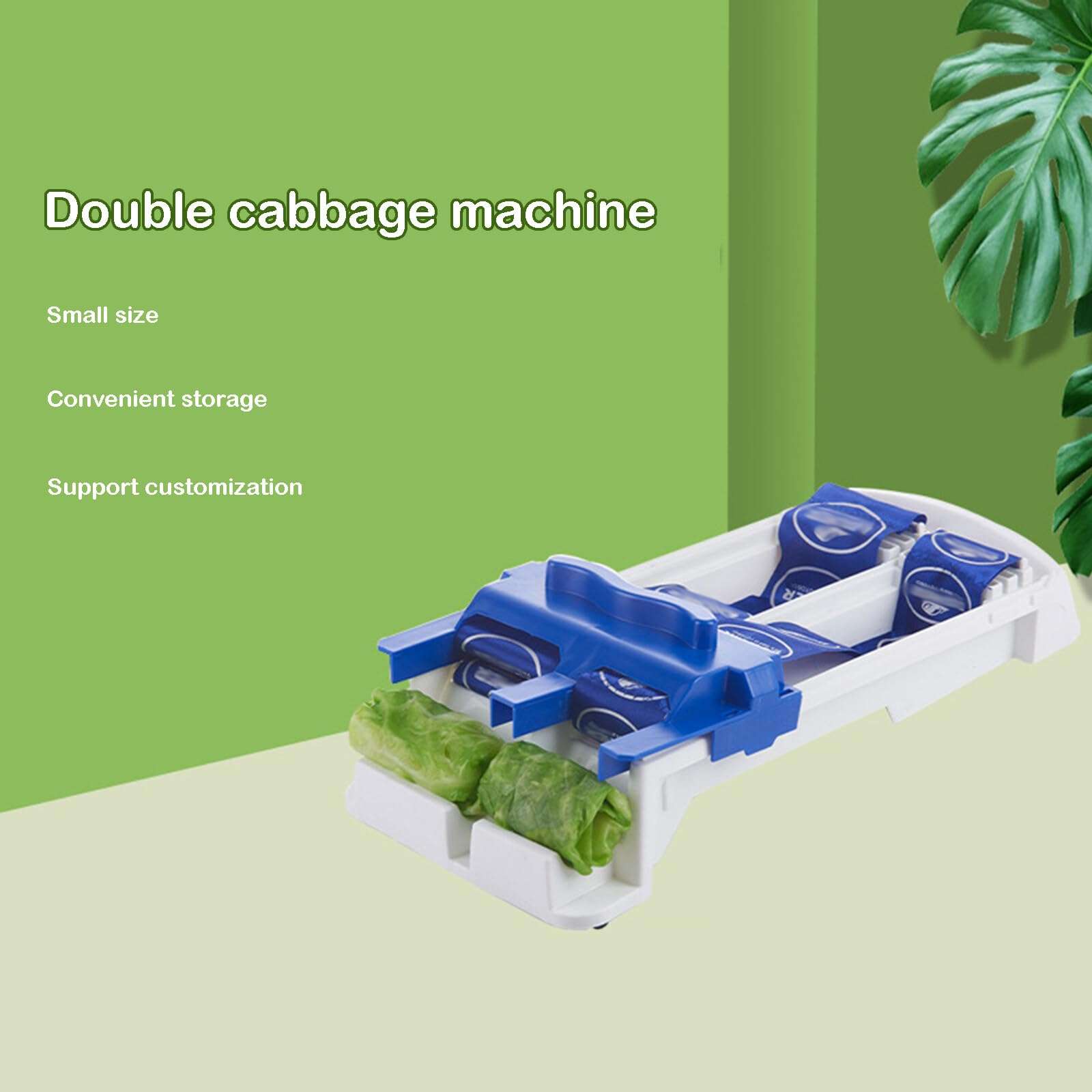 Yuehuam Dolmer Roller Machine, Sushi Roller Vegetable Meat Rolling Tool for Beginners and Children Stuffed Grape & Cabbage Leaves, Kitchen Diy Dolma Roller Sushi Maker 5