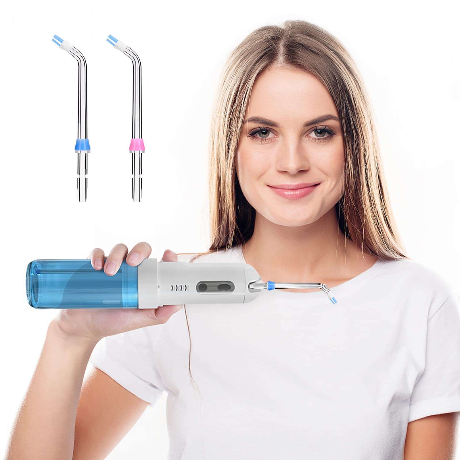 Plaque Seeker Replacement Tips,Dental Water Flosser Tips for Waterpik and Other Brand Oral Irrigators,2Pcs Flosser Refill Heads Replacement Heads(Plaque Seeker Tips) 6