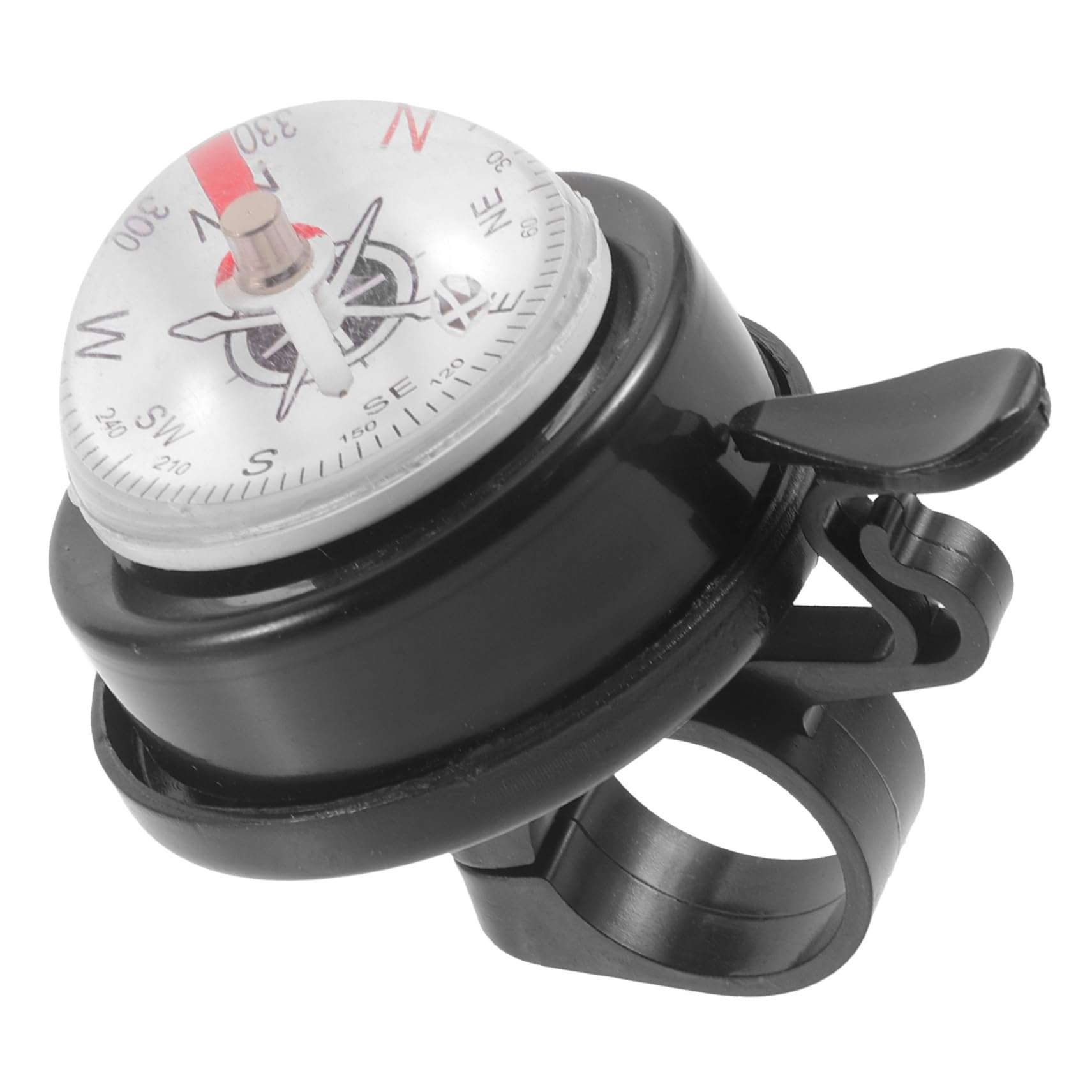 BIUDECO Bicycle Bell Compass Multi-Function Cycling Bell Compass Practical Bike Horn for Outdoor Riding Bike Compass Bell 1