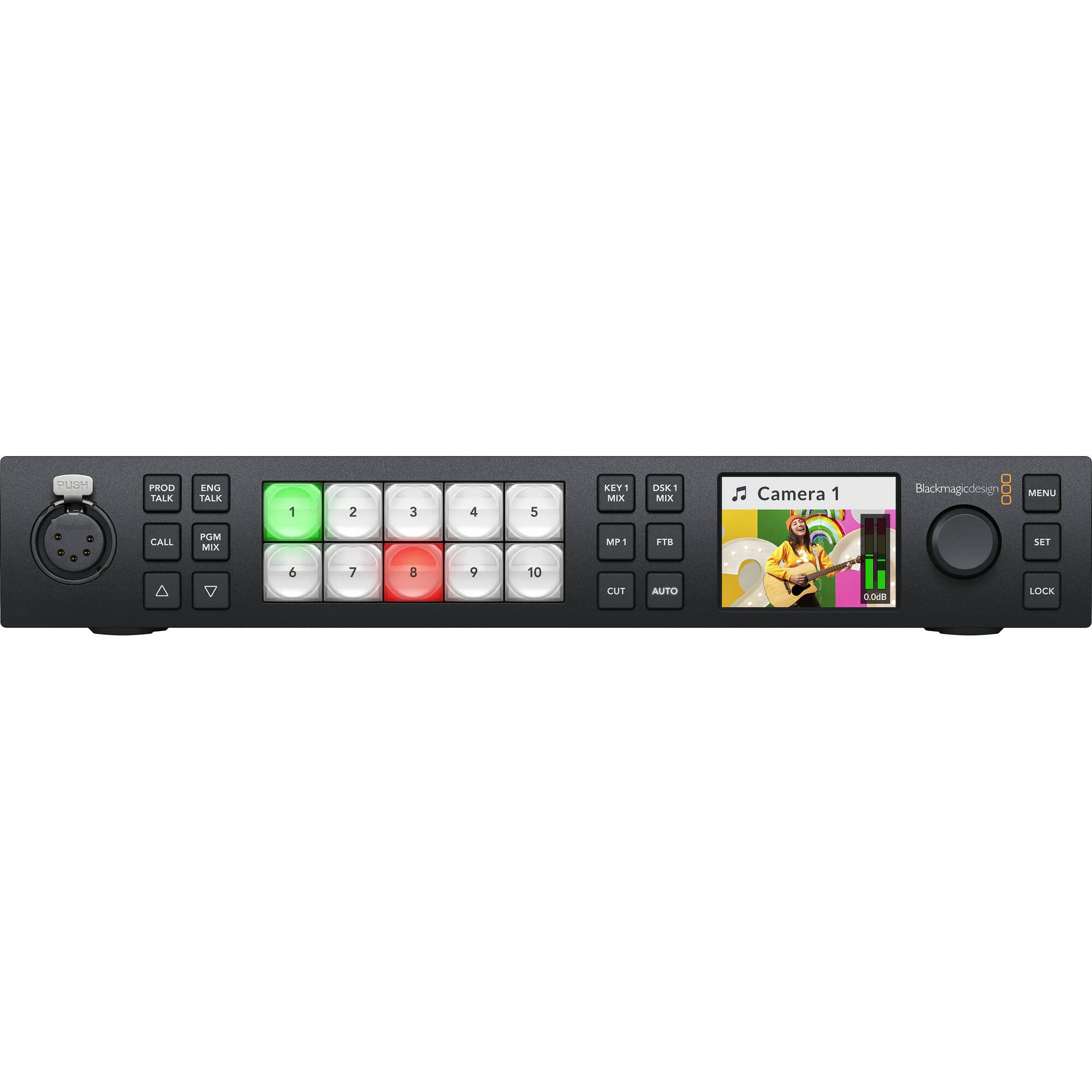 Blackmagic Design ATEM 1 M/E Constellation HD Live Production Switcher with 6ft Power Cord and 5-Pack of Solid Signal Cable Ties (SWATEMSCN2/1ME1/HD) 4