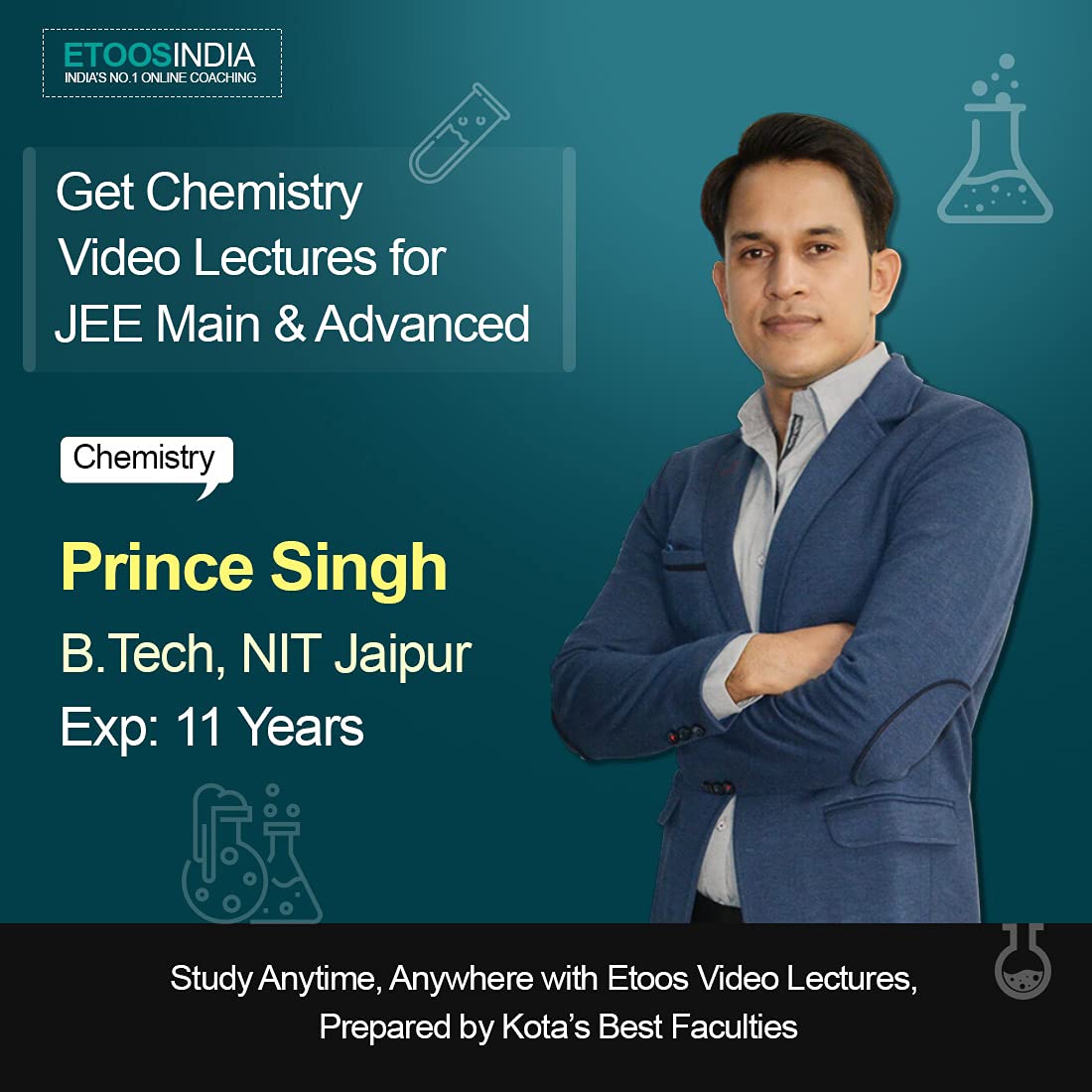 ETOOSINDIA Complete Physical & Inorganic Chemistry Video Lectures for JEE Main & Advanced By Prince Sir