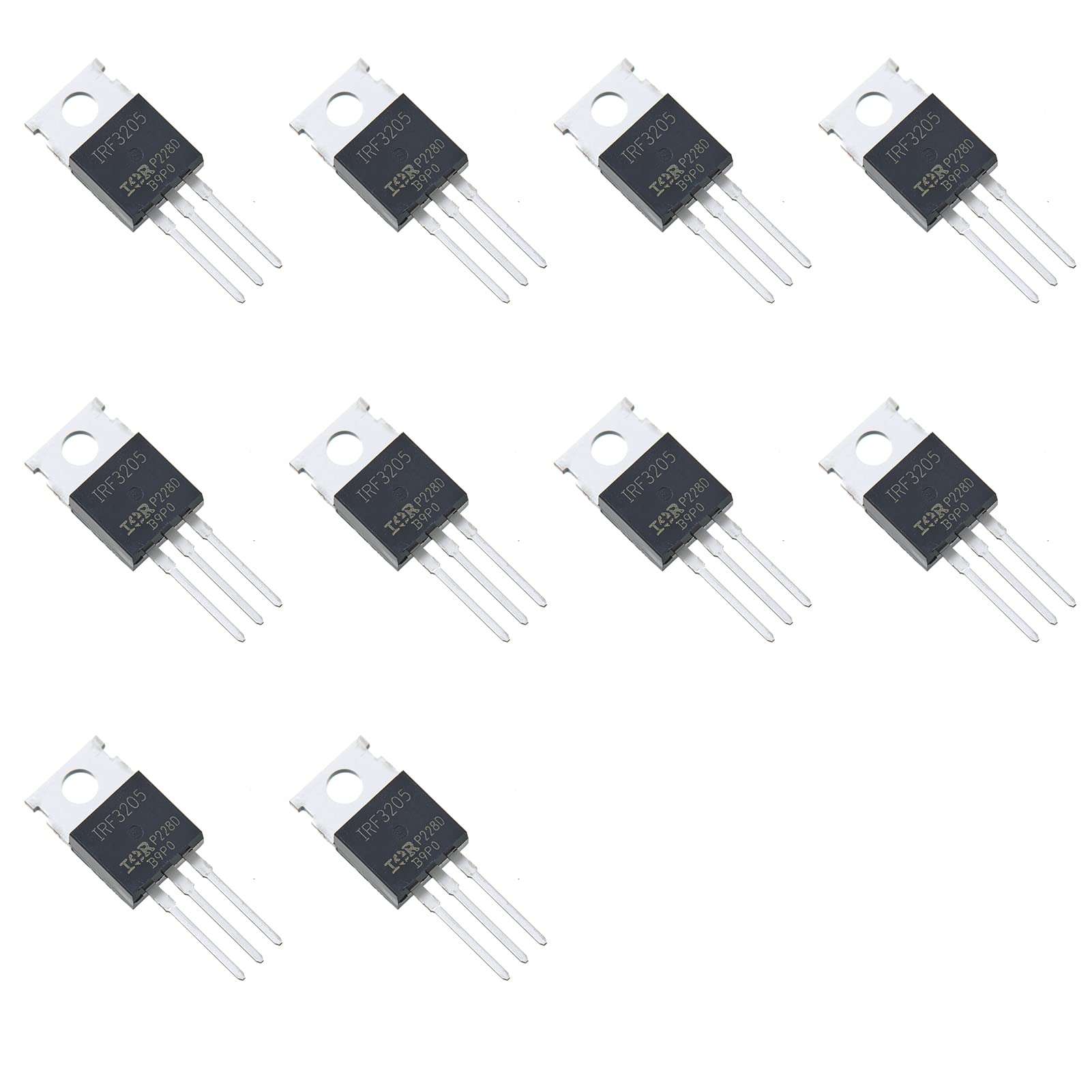 Horinktor 10pcs IRF3205 3205 N-Channel Mosfet Transistor 55V 110A,TO-220AB. 1