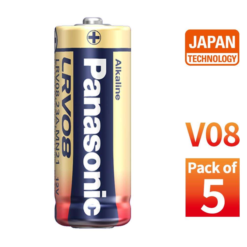 Panasonic Alkaline A23 12V Battery, Pack of 5 & LR44 Alkaline Coin Battery 1.5 v- Pack of 10 Provide Long Lasting Power in a Variety of Devices,from keyless-Entry fobs to Toys 4