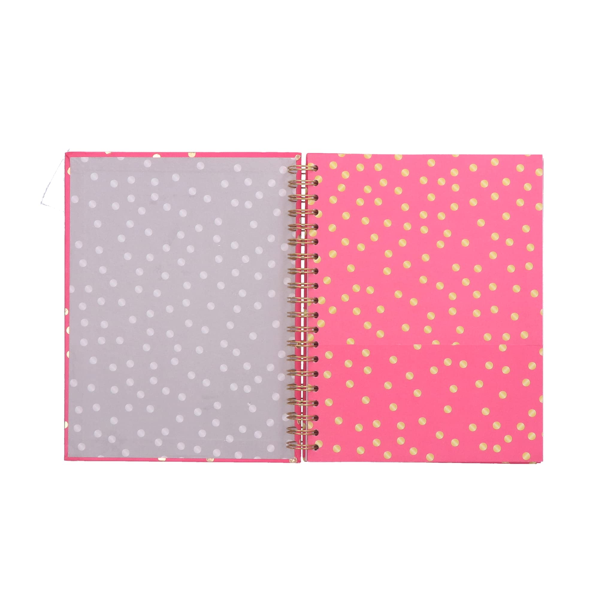 Navneet Youva | 5 Subject Wiro Binding Office Notebook Journal for Personal and Office Use | 20.3 cm x 26.7 cm | 300 Pages | Pink 4