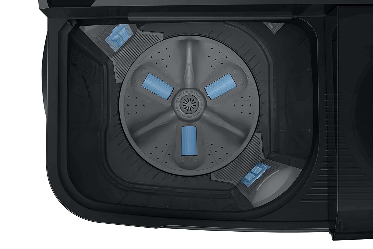 Samsung 8.5 Kg 5 Star Semi Automatic Top Load Washing Machine (WT85B4200GD/TL,DARK GRAY) 5