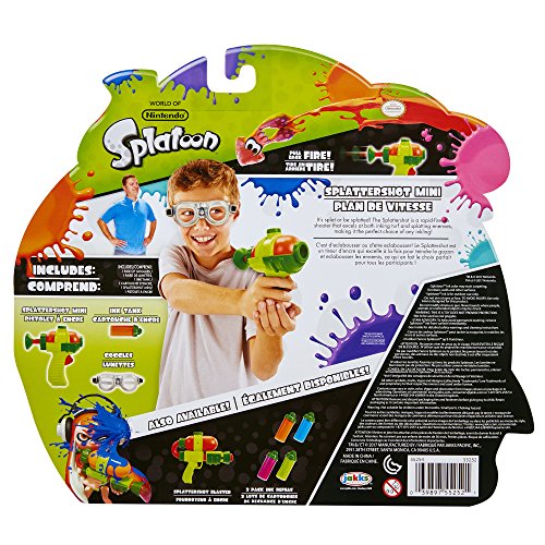 World of Nintendo Splatoon Splattershot Quick Shot Blaster Toy 6