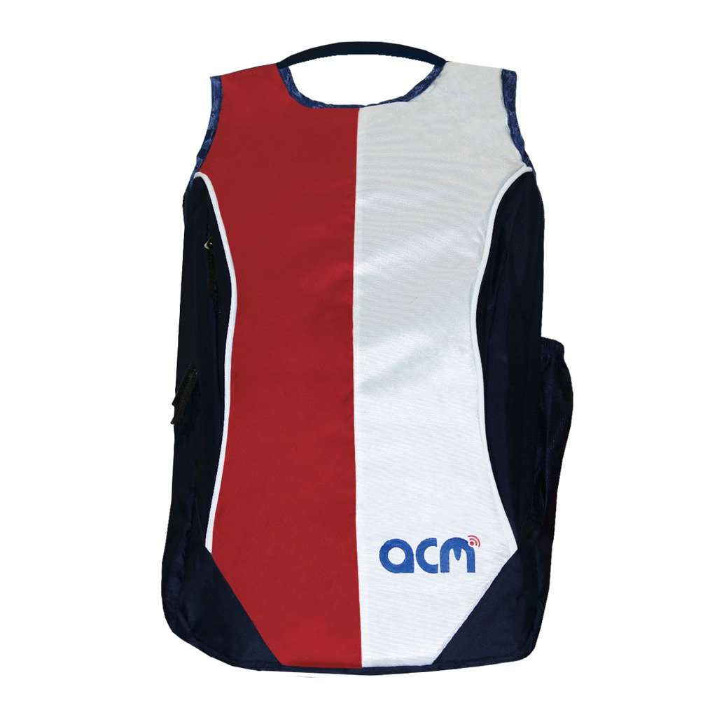 Acm Laptop Backpack Padded Bag Compatible with Micromax Canvas Laptab Lt666 10.1" Laptop Red 1