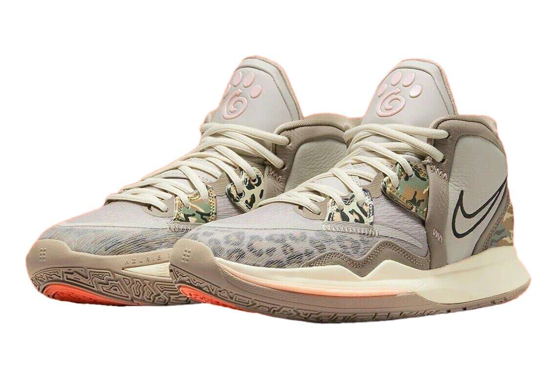 Nike Men's Kyrie Infinity shoe, Light Iron Ore/Black/Moon Foss, 13 3