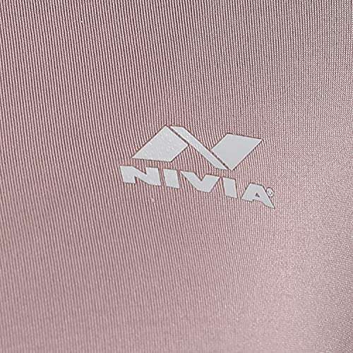 Nivia Female Hydra-4 Fitness T-Shirt (Rose Dust, S) 5