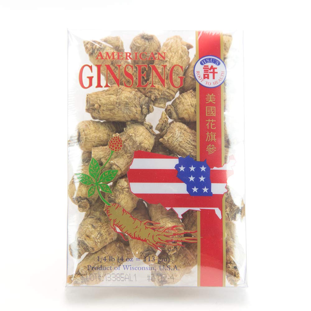ZG0112-4 Wisconsin American Ginseng | Short Medium | Travel-Friendly Box | Cultivated American Ginseng from Hsu's Ginseng in Marathon County, Wisconsin | 许氏花旗参人工花旗參圓短中號 4 oz, 西洋参, 0112-4 3