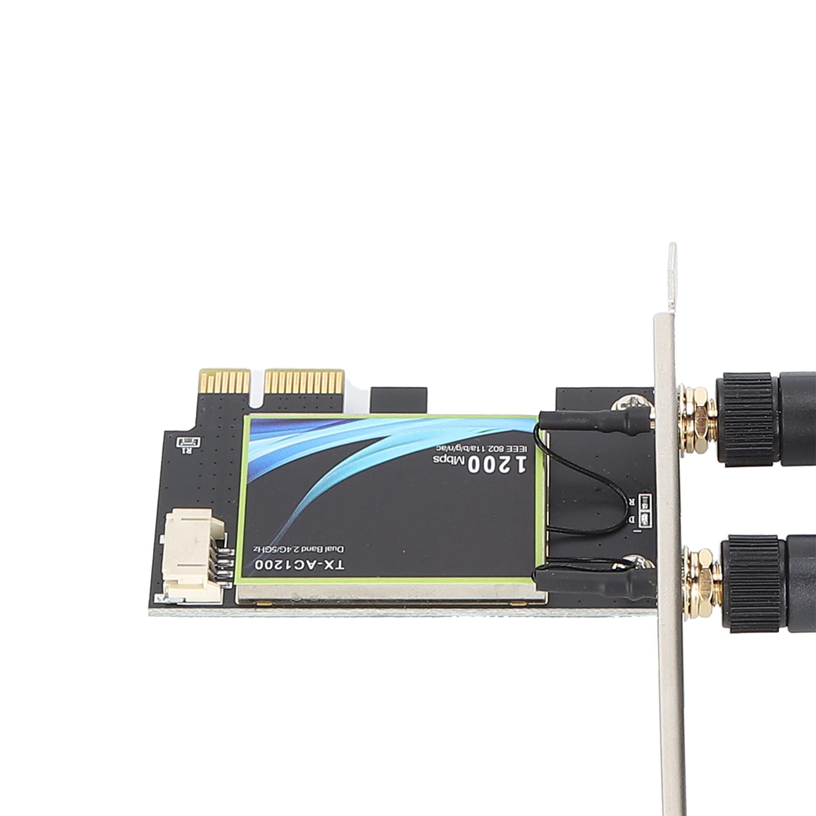 WiFi Adapter PCI-E Network Card, Dual Band 2.4/5Ghz Wireless PCI Express Adapter with Bluetooth 4.0, Compatible with PCI?E X1/X4/X8/X16, for Desktop PC 6