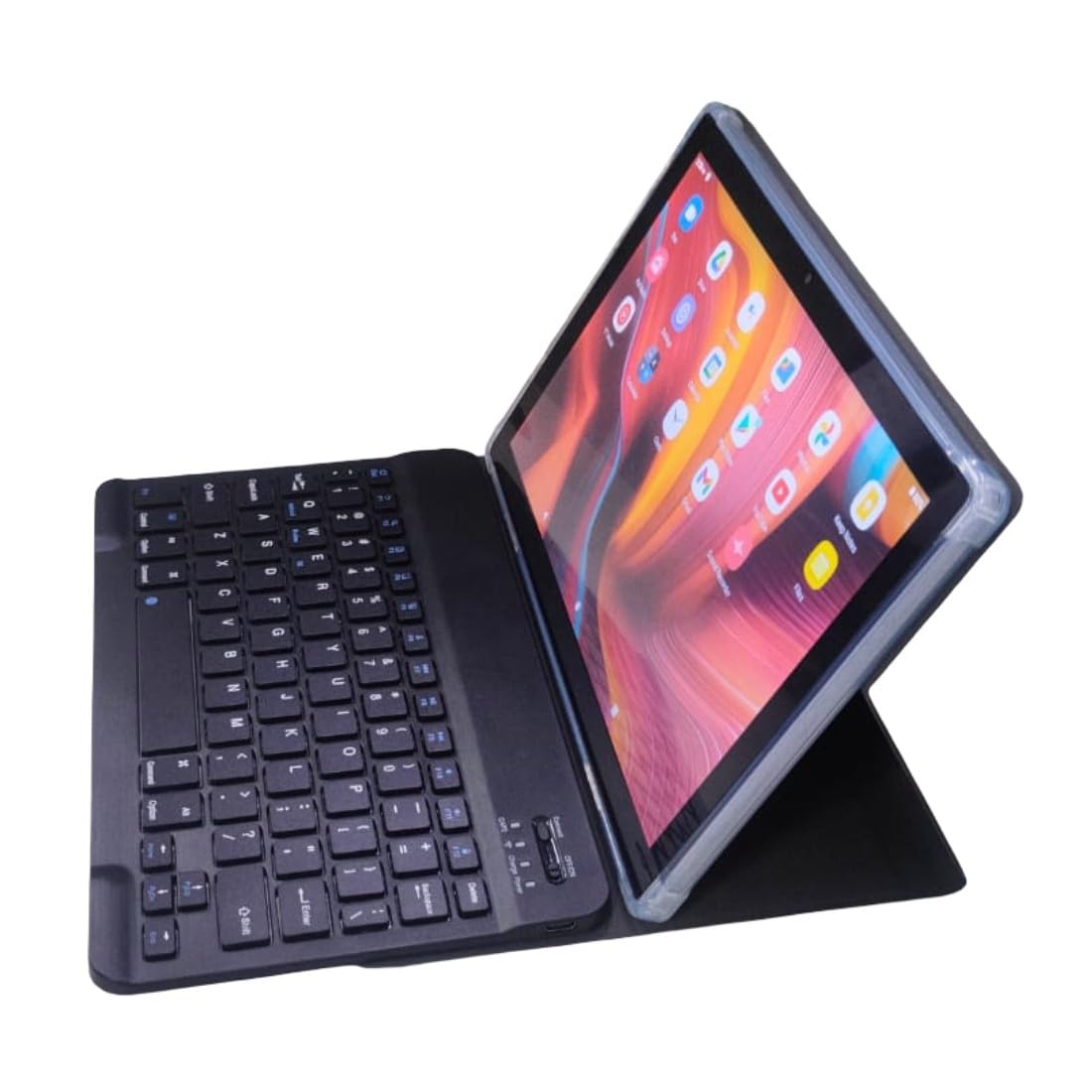 IKALL N18 Plus 10-Inch 4G Android Tablet with Octa-Core Processor, 4GB RAM, 64GB Storage, 6000mAh Battery, Wi-Fi + Calling – with Bluetooth Keyboard & Foldable Back Cover (Black) 4