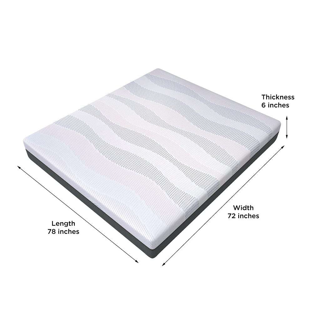 Centuary Mattresses Sleepables 6 Inch Bonnell Spring King Size Mattress with Antimicrobial Foam (78 * 72 * 6) 3