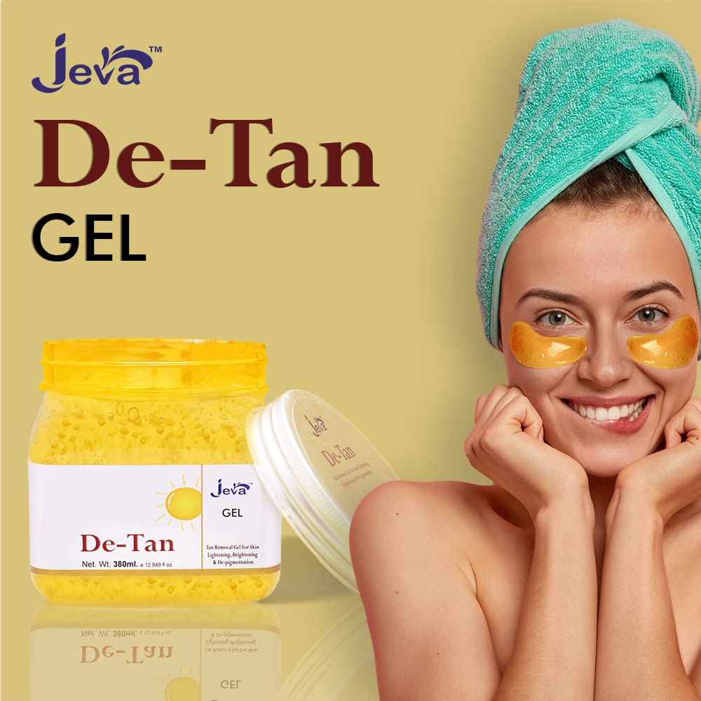 Jeva De tan Gel for Skin lightening, Brightening & De-pigmentation - 380ml 3