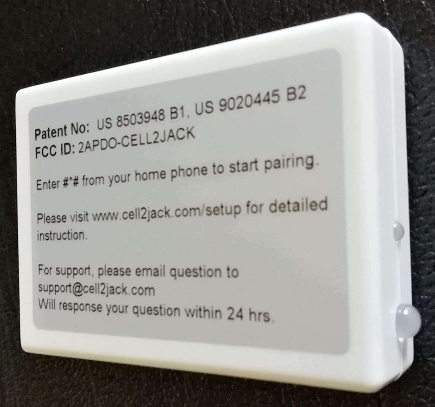 CELL2JACK - Cellphone to Home Phone Adapter, Make and Receive Cell Phone Call on Your landline Phone Free - Cell Phone to Landline Dock - Cell to Landline Converter 4