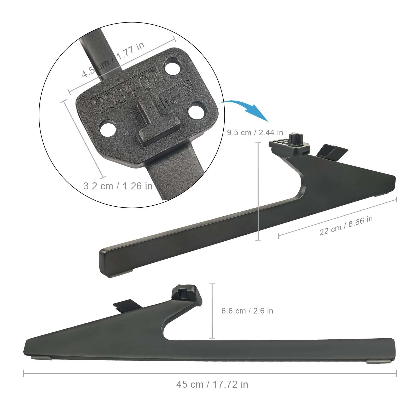 85A65GUA 85U7H TV Base TV Stand Legs fit for Hisense 85" Class U7H Series Quantum ULED 4K UHD TV 85U7H 85A65GUA 6