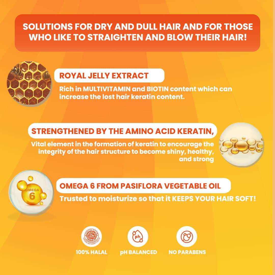 Hair Energy Fibertherapy RoyalJelly Creambath 60 ML 5