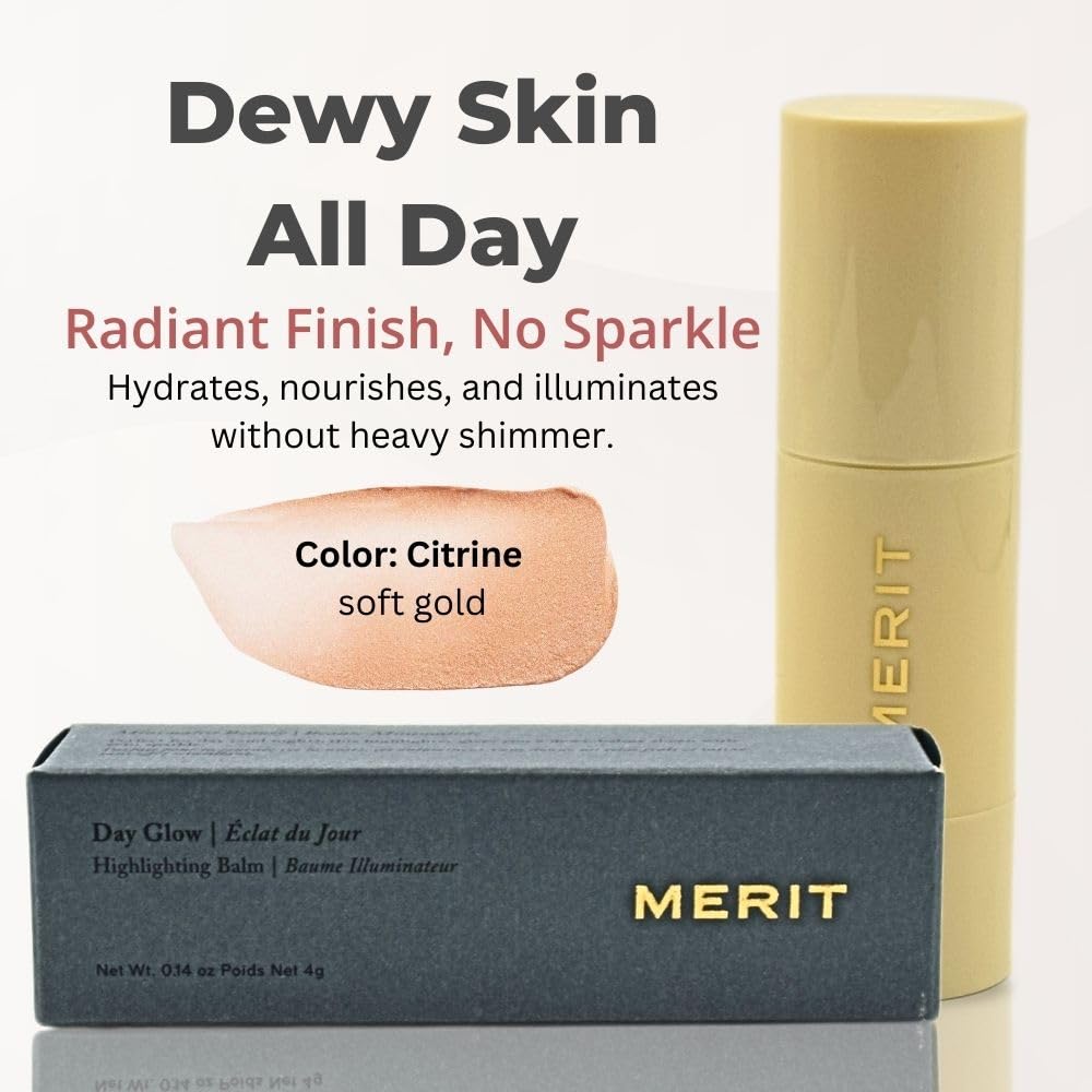 MERIT Day Glow Dewy Highlighting Balm Citrine 5