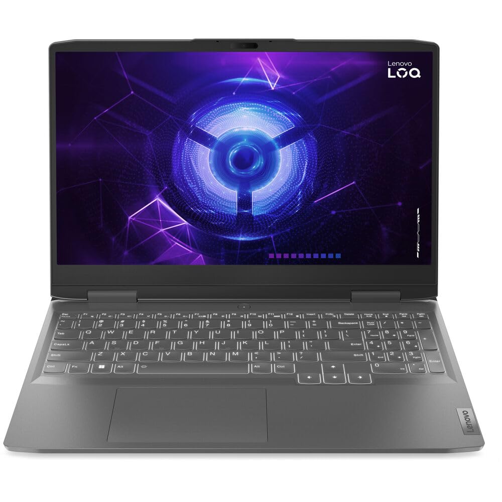Lenovo 2023 Gaming Laptop | LOQ | Intel-8 Core i5-12450H | NVIDIA GeForce RTX 3050 6GB | 64GB DDR5 | 4TB SSD | 15.6" 1920 x 1080 144Hz | Win10 Home - Wi-Fi 6 - Bluetooth 5.2 - Backlit KB - Grey 1
