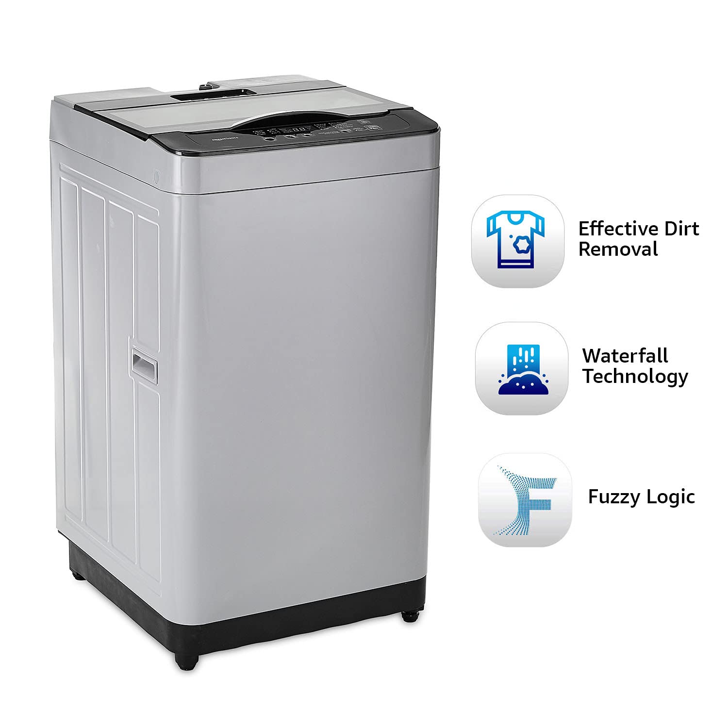 Amazon Basics 6.5 Kg Fully Automatic Top Loading Washing Machine, Grey 2