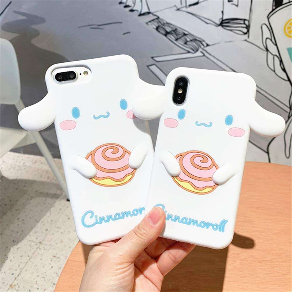 Allsky Case for iPhone 5S/5C/5,Cartoon Soft Silicone Cute 3D Fun Cool Cover,Kawaii Unique Funny Chic Kids Girls Teens Animal Character Skin Shockproof Rubble Gel Cases for iPhone5 Cinnamo 4