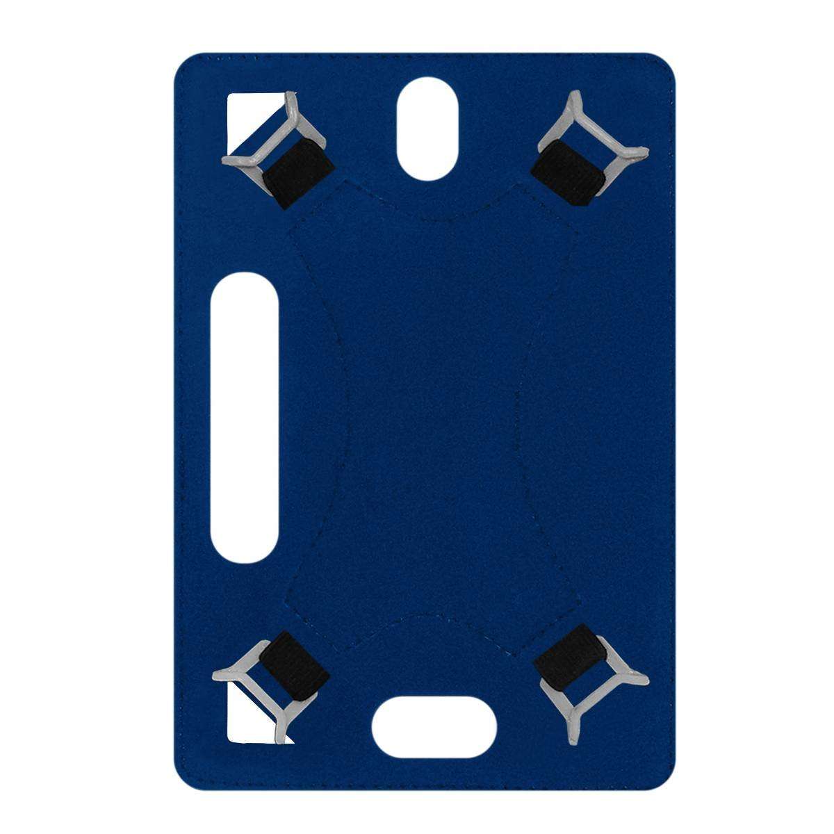 Acm Leather Back Hand Case Compatible with Iball 3g Cuddle A4 Tablet Cover Blue 4