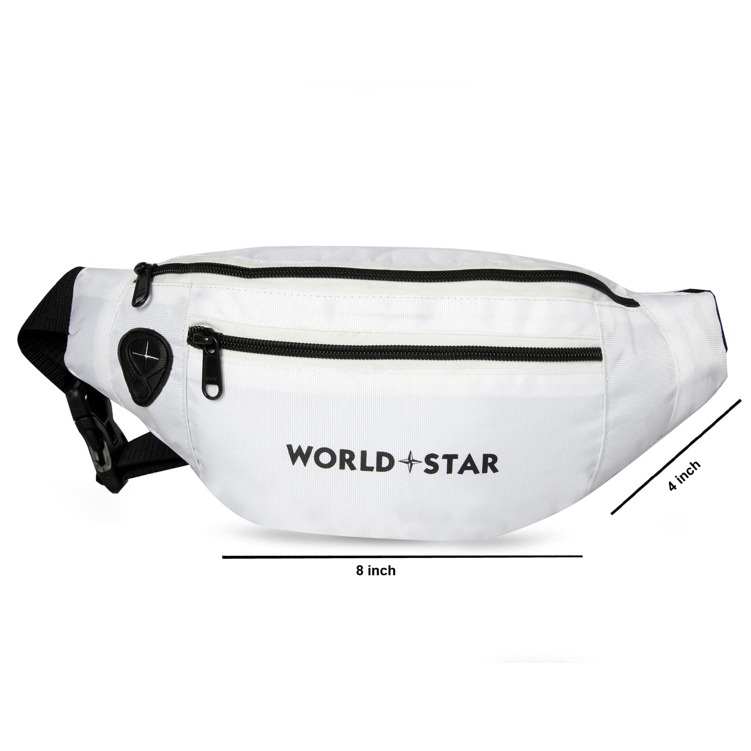 worldstar Fanny Pack for Women Water Resistant Hiking Rock Waist Bag Pack for Running Walking Traveling(White) 4