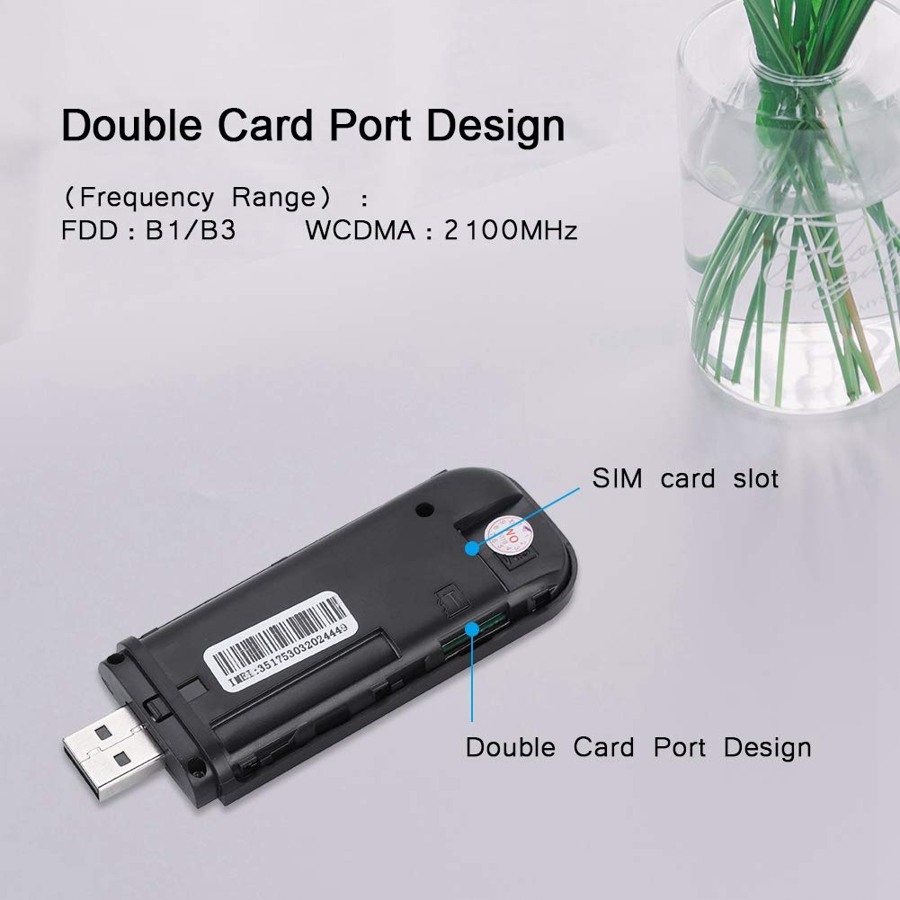 4G Mobile USB WLAN Router, LTE Surfstick Adapter USB broadband dongle, up to 100 Mbit s Plug and Play Compatible with all European SIM cards(With WIFI function) 3