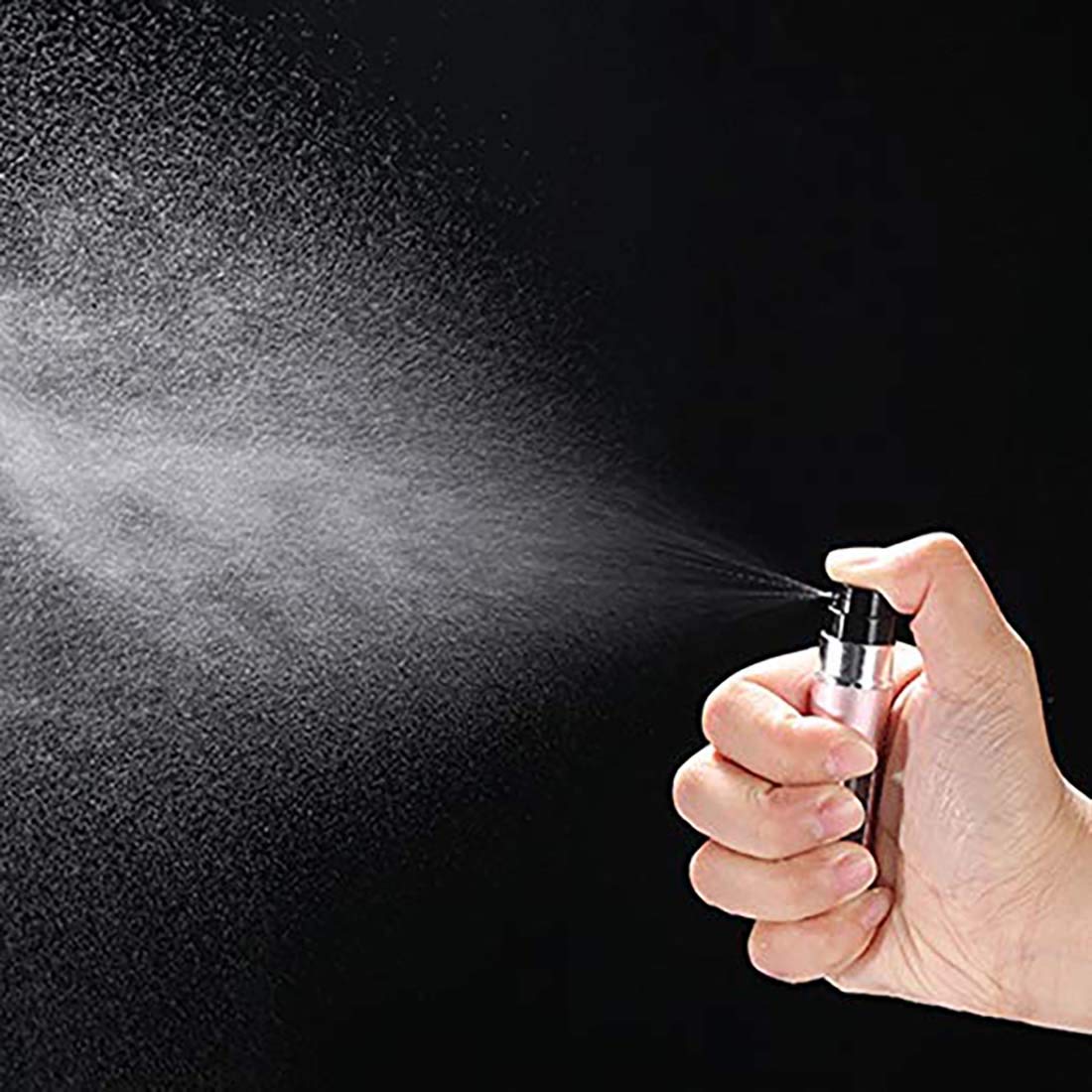Gadget Hero's Mini Refillable Perfume Atomizer. TSA Flight Approved 5ml Portable Perfume Bottles Sprayer. (Matt Hot Pink) 6