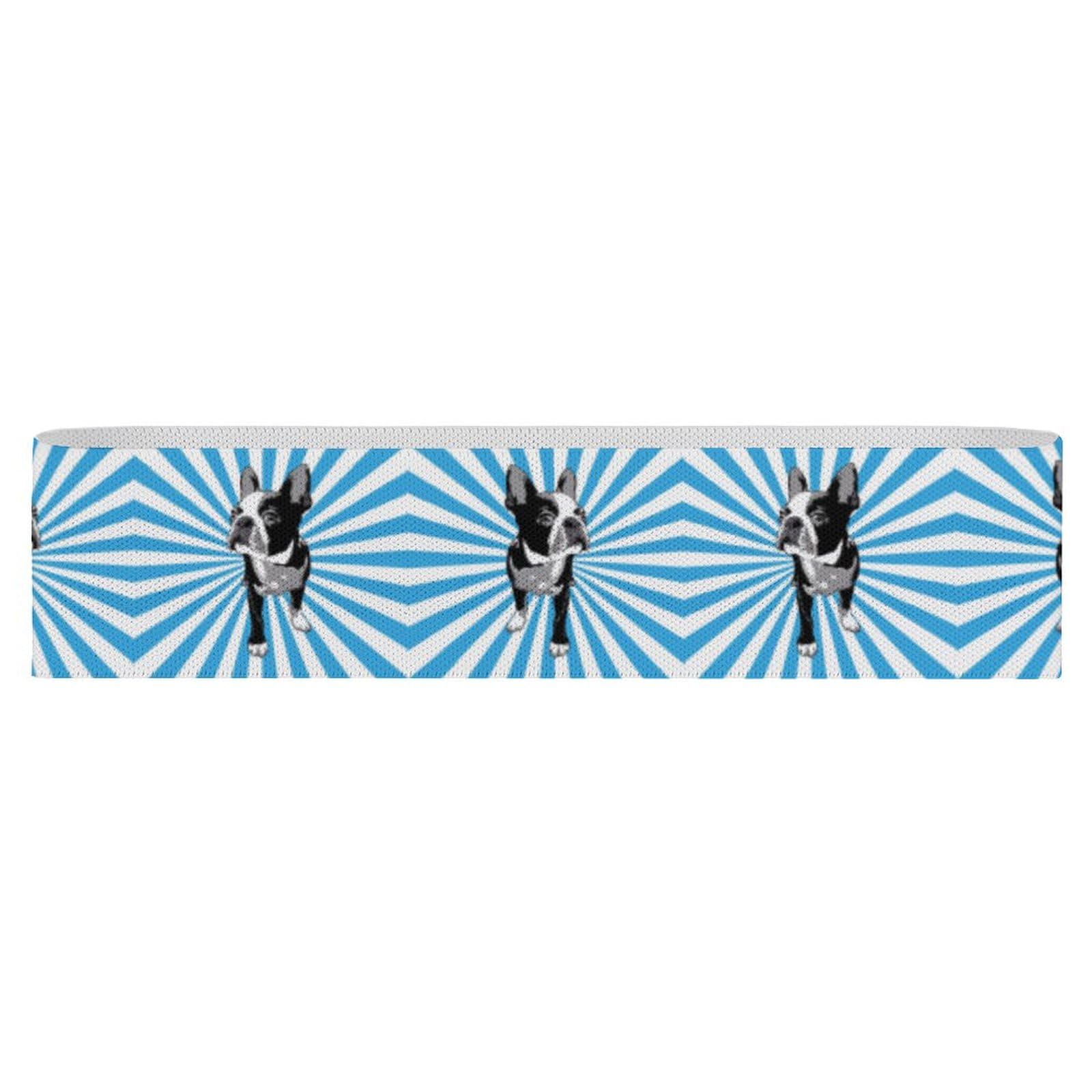 Boston Terrier Resistance Bands Yoga Straps for Stretching for Pilates Workout Bands for Home Gym