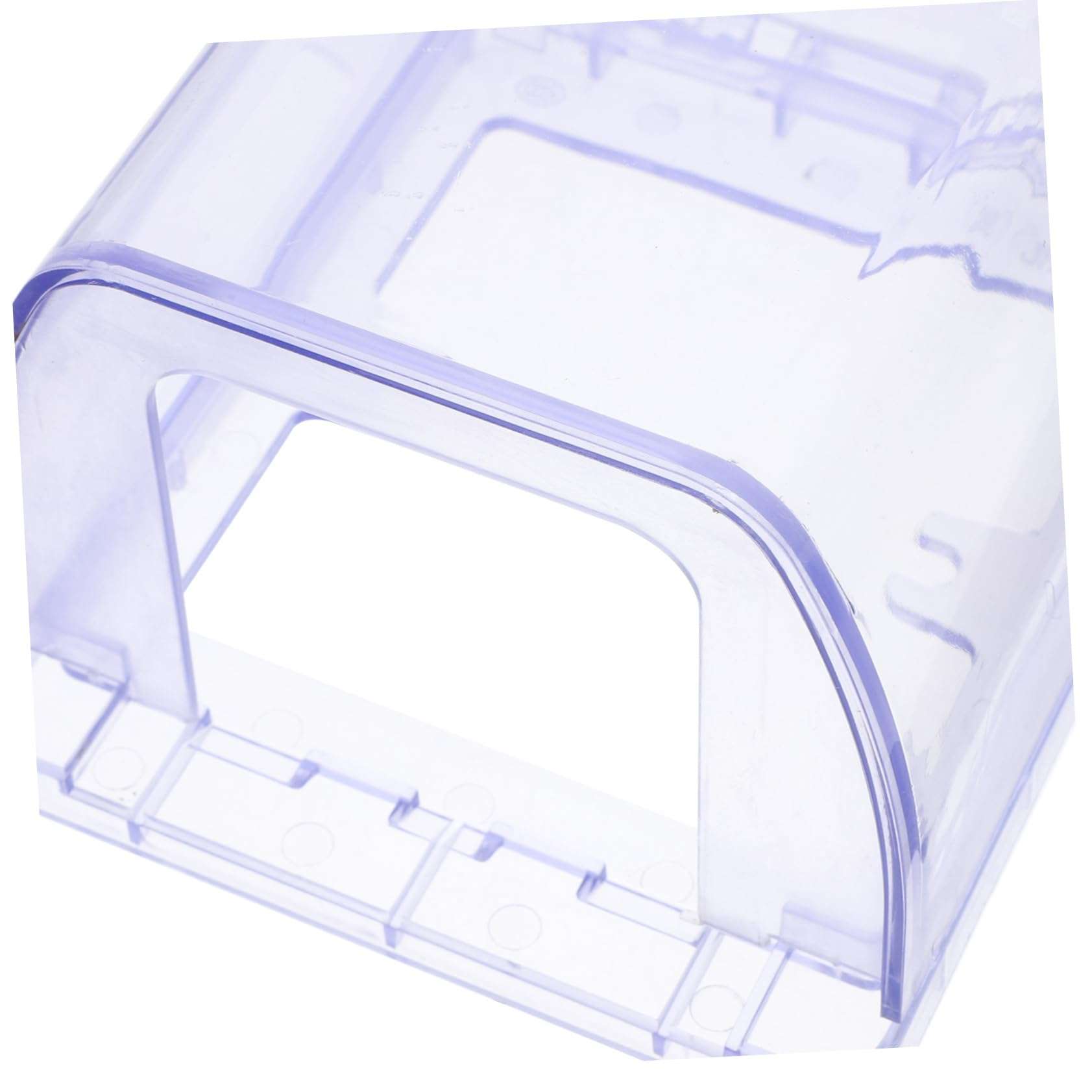 PLAFOPE Transparent 86 Type Socket Protector For Bathroom Waterproof Wall Socket Box Weatherproof Electrical Plug Covers For Outlets Sky Blue 4