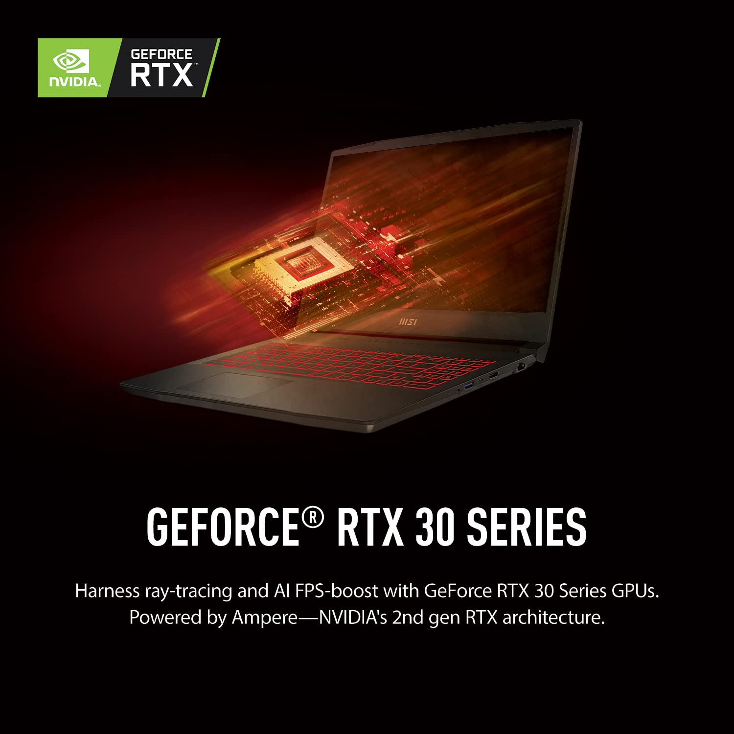 MSI Katana GF66 15.6" 144Hz FHD Gaming Laptop: Intel Core i7-12650H RTX 3050 Ti 16GB 512GB NVMe SSD, Type-C USB 3.2 Gen 1, High-ResoluTion Audio, Cooler Boost 5, Win11 Home: Black 12UD-436 4