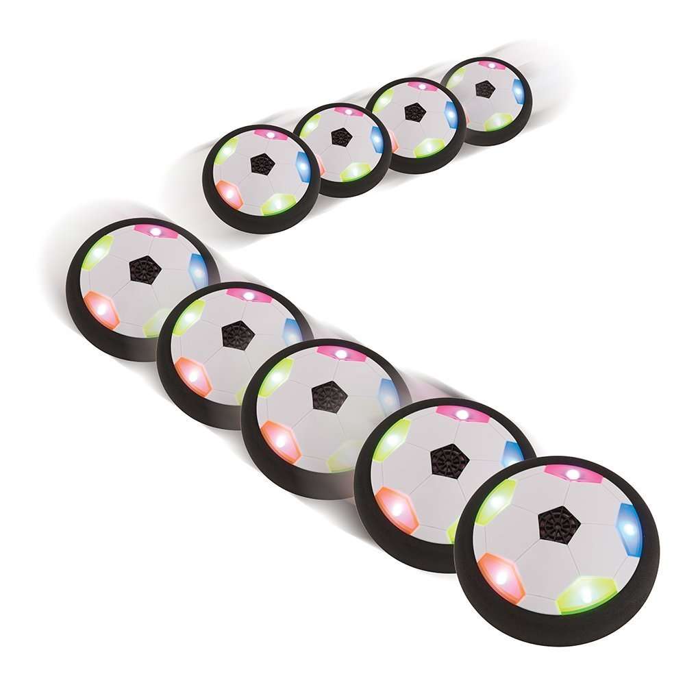 Air Power Ultraglow Soccer Disk - Glowing Floor Hockey, Hover Toy Sport Kickball Game by Can You Imagine 1