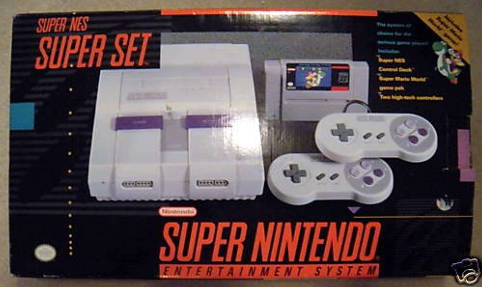 Super Nintendo (SNES) System with Super Mario World 2