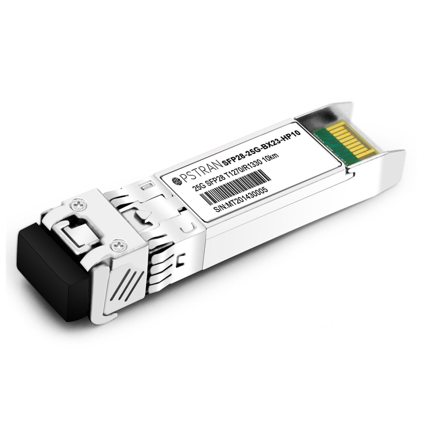 OPSTRAN 25GBASE-BX10 BiDi SFP28 Optical Transceiver Module Compatible with HPE Aruba SFP28-25G-BX 1270nm-TX/1330nm-RX 10km DOM Simplex LC SMF 1