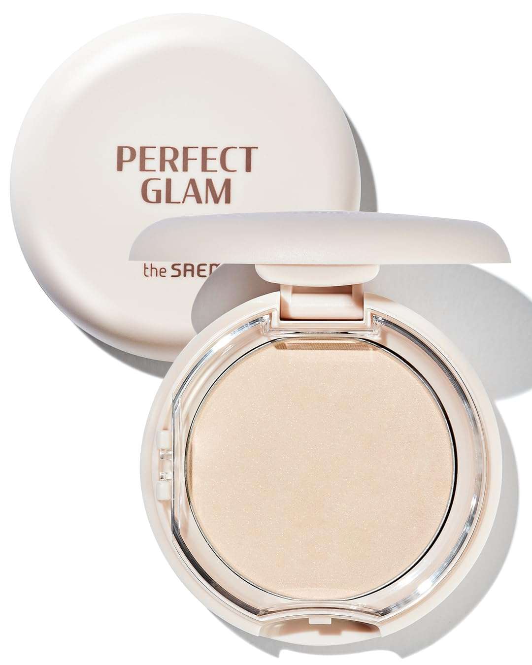 THESAEM Glam Glow Pact - Illuminating Pressed Powder for Oily & Combo Skin - Matte Finish with Radiant Finish - Sebum Control Pore Refining Pact with Natural Luminous Glow, 0.3oz. 1