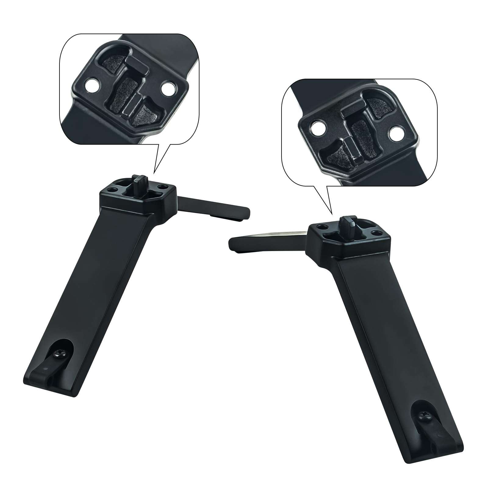 2087-L 2087-R TV Base Stand, Replacement TV Stand Legs fit for Toshiba 50-inch 55-inch Class C350 Series LED 4K UHD Smart TV 50C350LU 55C350LU - TV Stand Base with Screws 5