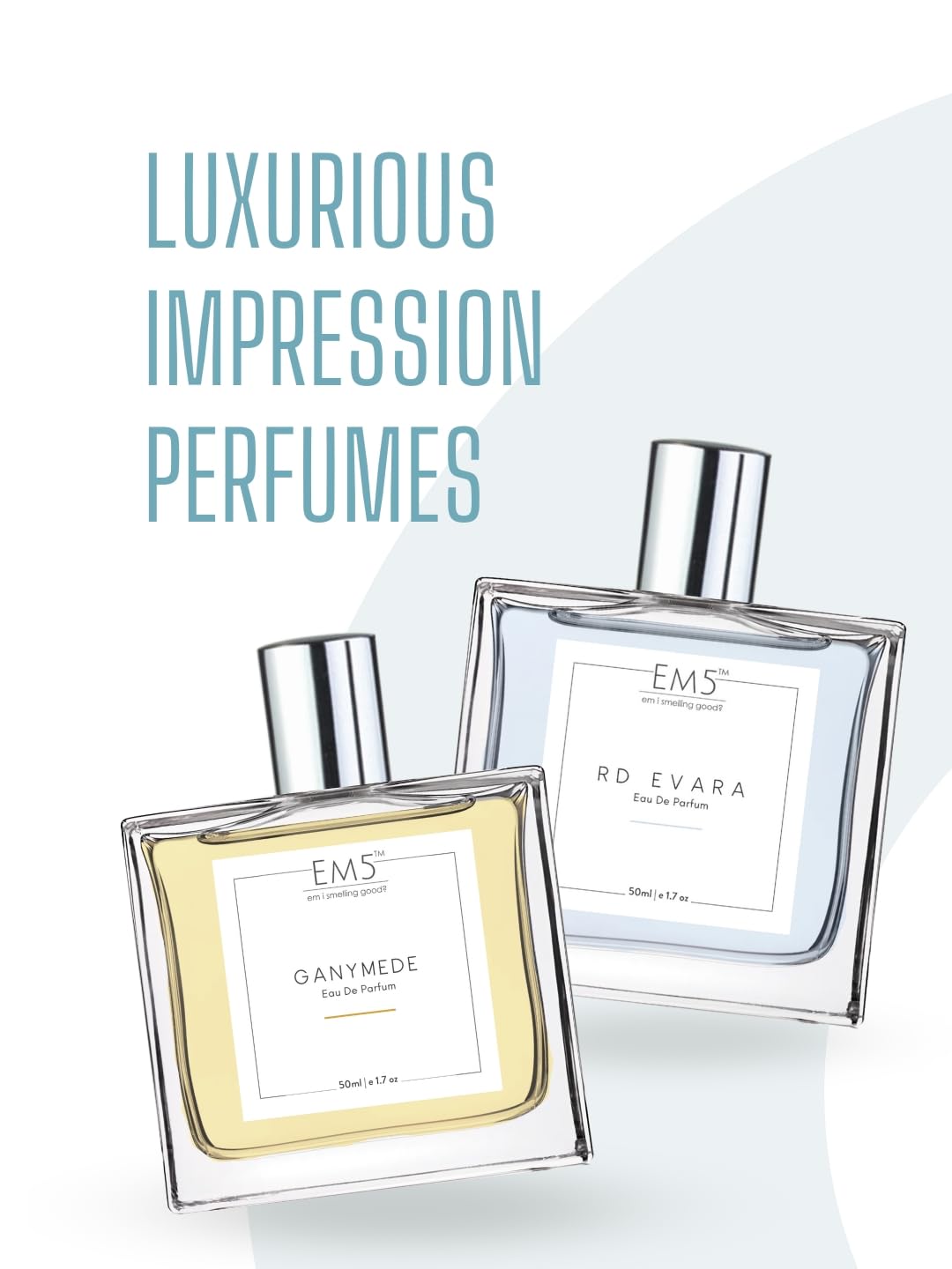 EM5™ Unisex Perfume | Rare Eau de Parfum (EDP) Spray for Men & Women | Strong and Long Lasting Fragrance | Woody Musky Powdery | Luxury Gift for Him/Her | 50 ml 5