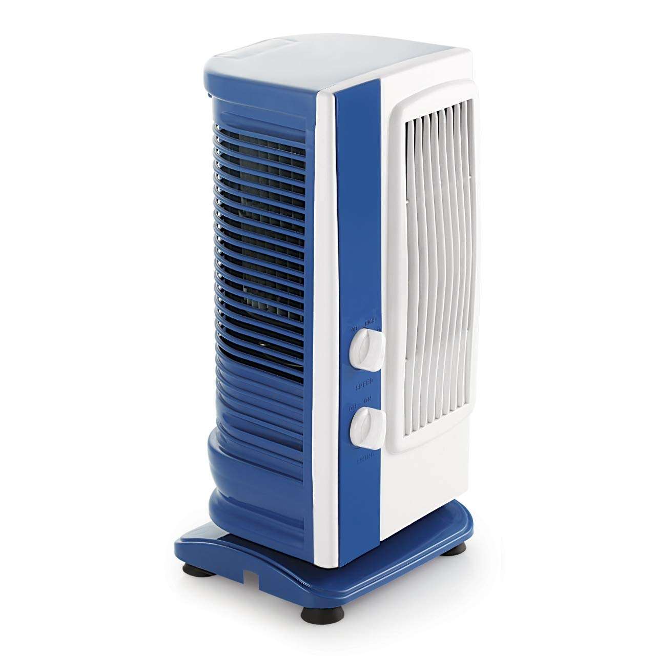 Hometronics Tower Fan for Home|Lightweight Portable Tower AC|Tough Blower with 3 Speed Control|High Air Throw with Swing Control High Speed Tower Fan, Low Power Consumption and Anti-Rust Body,(White) 3