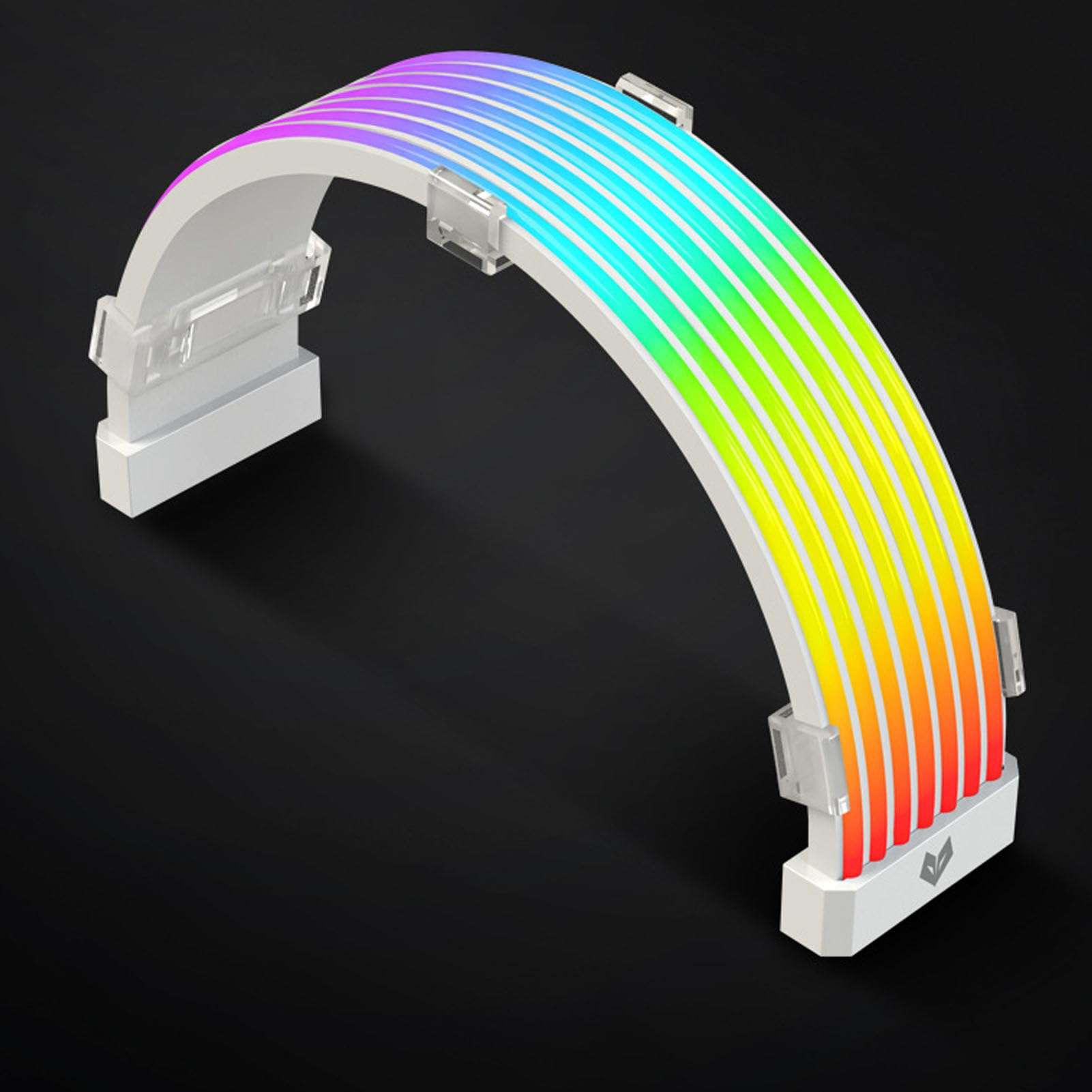 Vibrant Lighting RGB Power Extension Cable Kit for Enhanced Gaming Setup with ble Silic Design 4