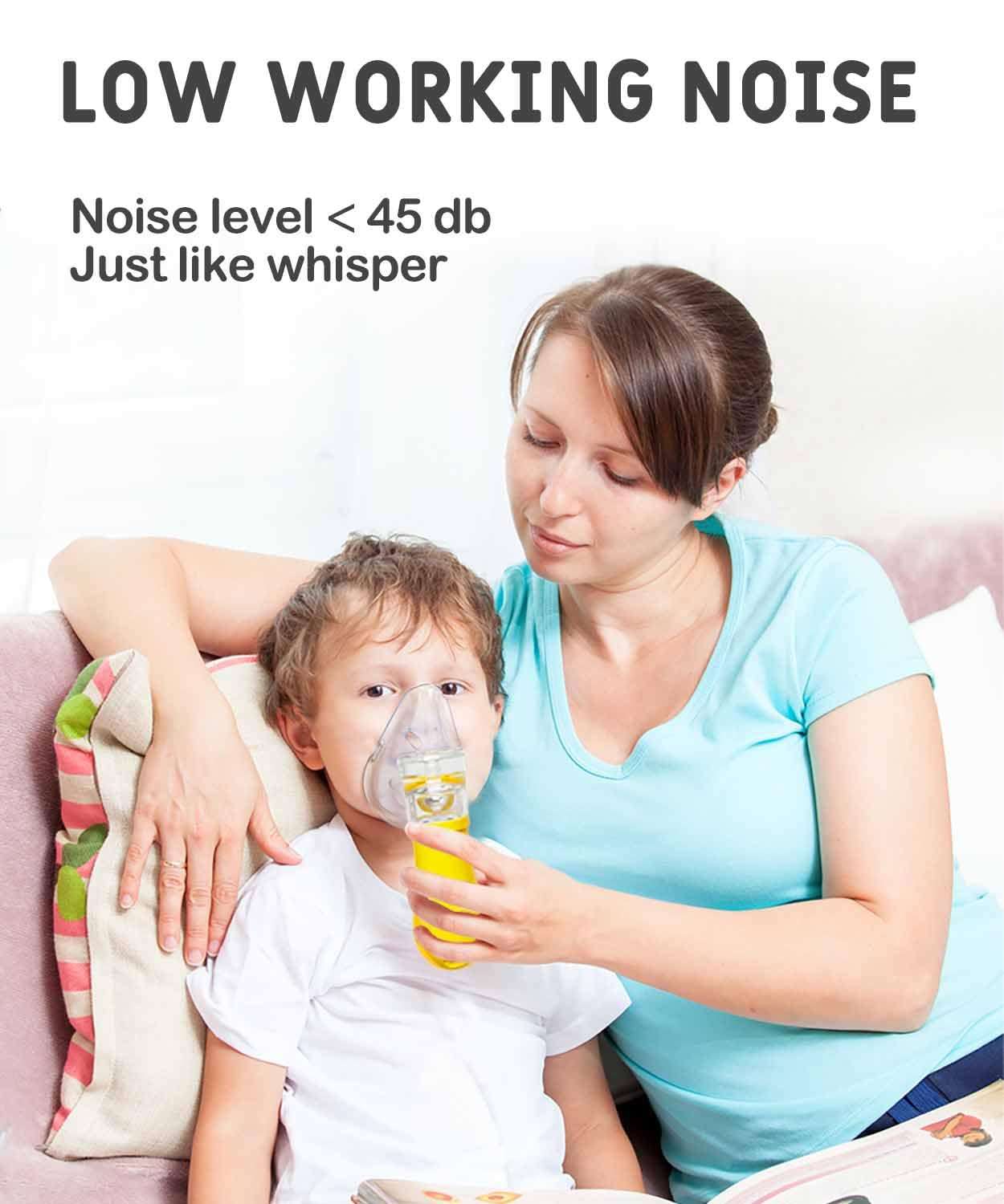 Portable Nebulizer for Kids, Handheld Nebulizer Machine with 3 Speed - Rechargeable Personal Cool Mist Steam Inhaler for Adults Travel and Home Use 5