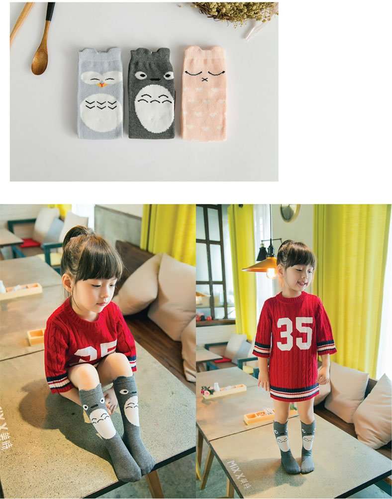 Gellwhu 12 Pairs Baby Girls Socks Toddler Socks Boy Baby Kids Knee High Socks 0-5Y (3-5 Years, 12 Pairs Set A) 5