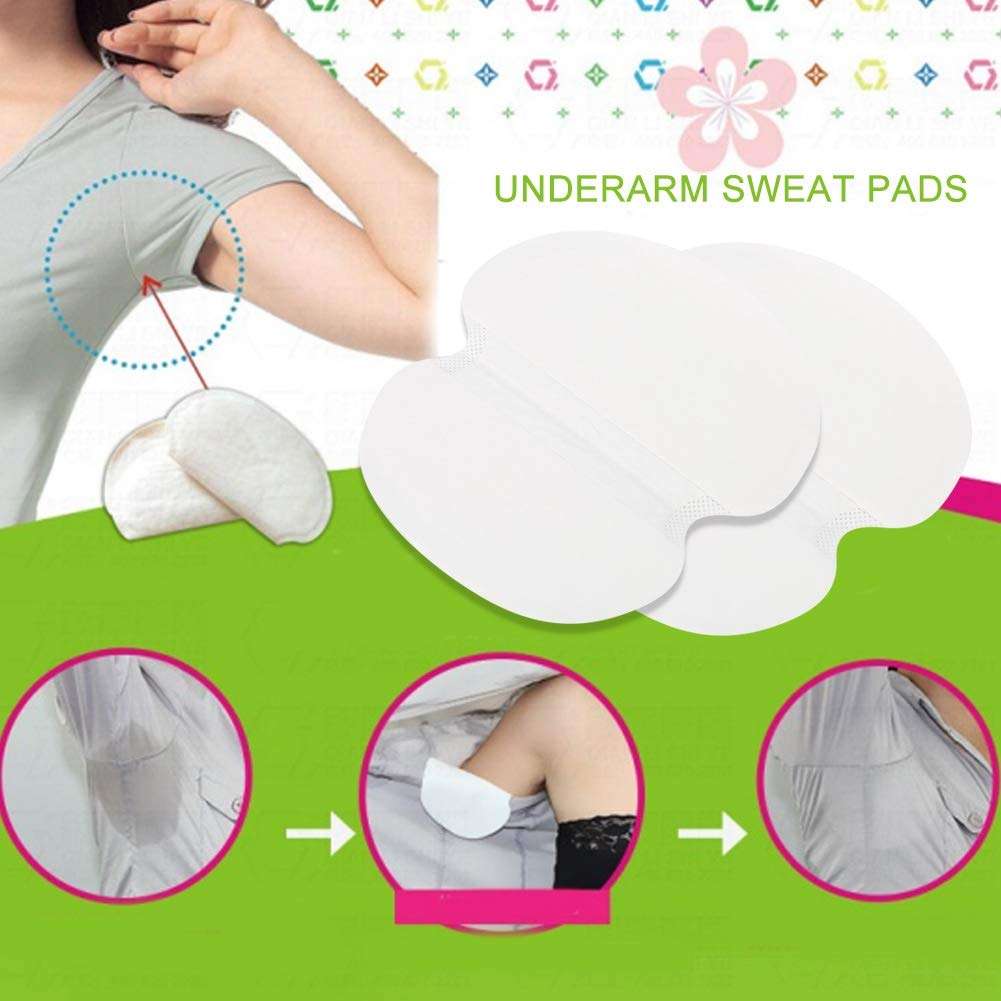 Alucy Underarm Sweat Pads Disposable Armpit Shields With Comfortable, Sweat And Odor Blocker Experience-For Men And Women(10Pcs) 3