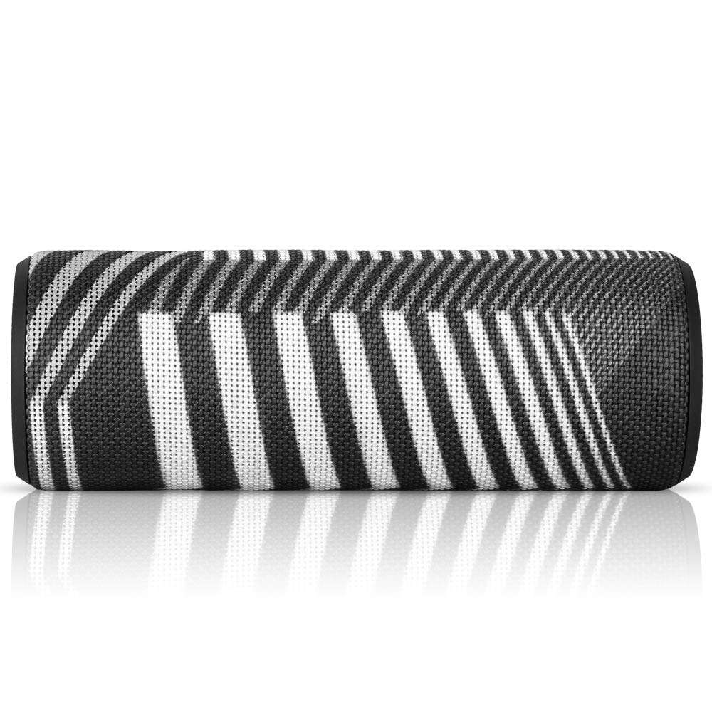 Logitech UE Boom 2 Portable Waterproof Bluetooth Speaker - Wireless Boom Box - Downtown Deco Multi-Color and Black White Stripes - Bulk Packaging (Twin Pack - 2 Speakers) 3