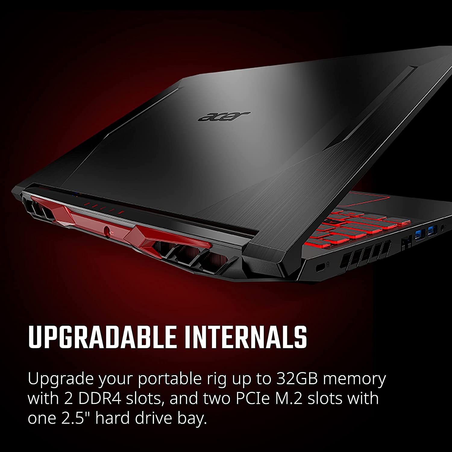 Acer Nitro 5 Gaming Laptop 15.6" FHD IPS Display Intel i5-9300H Quad Core Prosessor 16GB DDR4 Dual 256GB NVMe SSD NVIDIA GeForce GTX 1650 Wi-Fi 6 Backlit Keyboard Windows 10 w/ RE USB3.0 Flash Drive 4